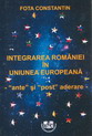 Integrarea Romaniei in Uniunea Europeana